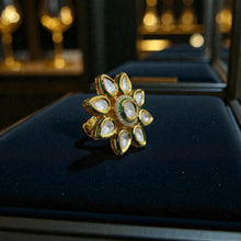 Floral Radiance Kundan Ring