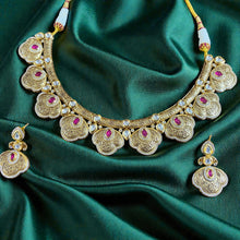 Antique Ruby Temple Choker Set