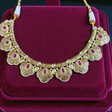 Antique Ruby Temple Choker Set