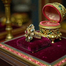 Royal Ruby Kundan Sunburst Ring