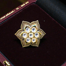 Kundan Bloom Statement Ring