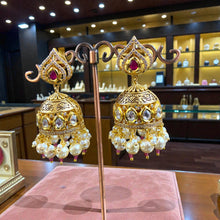 Ruby Taara Kundan Teardrop Heritage Necklace Set