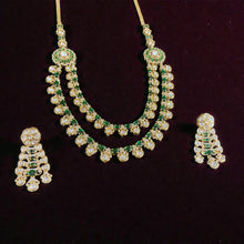 Dual-Layer Antique Polki Haaram Set