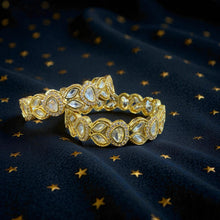 Royal Leaf Kundan Bangles