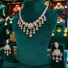 Ruby Blossom Kundan Bridal Necklace Set