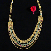 Heritage Temple Multi-Layered Long Necklace Set