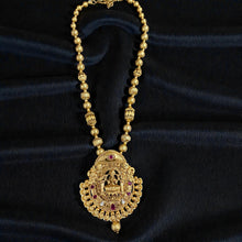 Antique Temple Lakshmi Motif Necklace Set