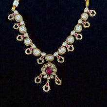 Rangmahal Ruby Kundan Necklace Set