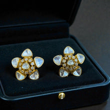 Shvetika Kundan Floral Stud Earrings