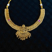 Lakshmi Vaibhav Antique Temple Necklace Set