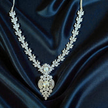 Pearl Lumière American Diamond Necklace Set