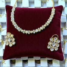 Ivory Glow Polki Necklace Set