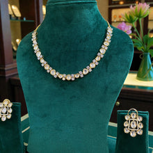 Ivory Glow Polki Necklace Set