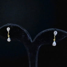 Amara Teardrop American Diamond Necklace Set