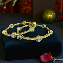 Suvarna Aura American Diamond Bangles (Pair)