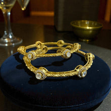 Suvarna Aura American Diamond Bangles (Pair)