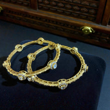 Suvarna Aura American Diamond Bangles (Pair)