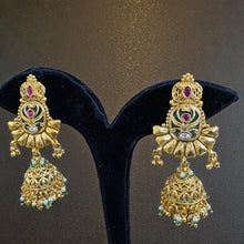 Vasudha Antique Jhumka Earrings