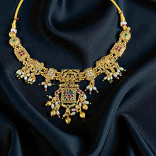 Devika Temple Polki Necklace Set