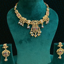 Devika Temple Polki Necklace Set