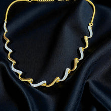 Aurora Wave American Diamond Necklace Set
