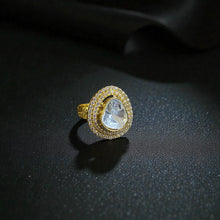 Celestia Polki Halo Ring