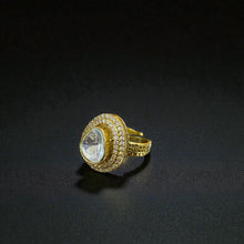 Celestia Polki Halo Ring