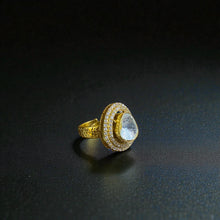 Celestia Polki Halo Ring