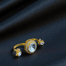 Noor Trika Polki Open Ring