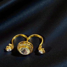 Noor Trika Polki Open Ring