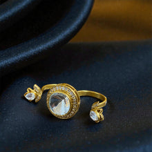 Noor Trika Polki Open Ring