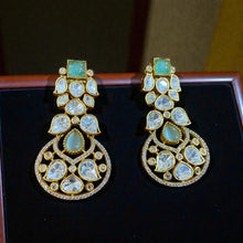Noor-e-Firoza Polki Drop Earrings