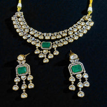 Emerald Noor Polki Choker Set