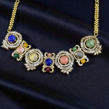 Navrang Aura Gemstone Necklace Set