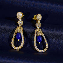 Sapphire Lumière Drop Earrings