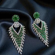 Emerald Cascade Luxe Earrings