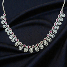 Blush Heirloom Circle Necklace Set