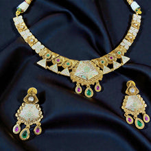 Meenakari Triveni Heirloom Necklace Set