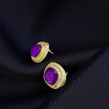 Emerald Royale Baguette Studs
