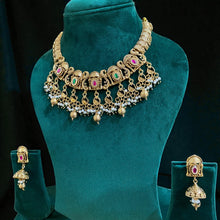 Rajsi Pearl Ghungroo Choker Set