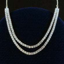 Celestia Double Riviera American Diamond Set