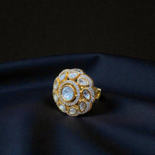 Noor Kundan Halo Ring