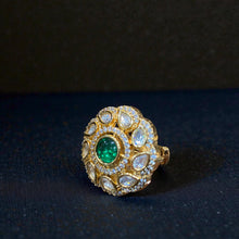 Noor Kundan Halo Ring