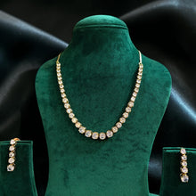 Celeste Radiance Tennis Necklace Set Antique finish