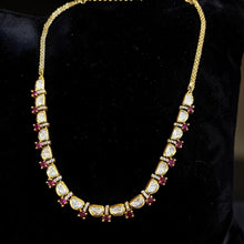 Emerald Noor Polki Necklace Set