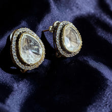 Noor Polki Oval Studs