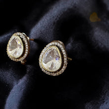 Noor Polki Oval Studs