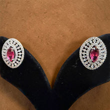 Ruby Radiance Halo Studs