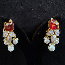 Ruby Petal Pearl Drops