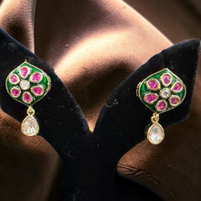 Ruby Noor Drop Kundan Pendant Set